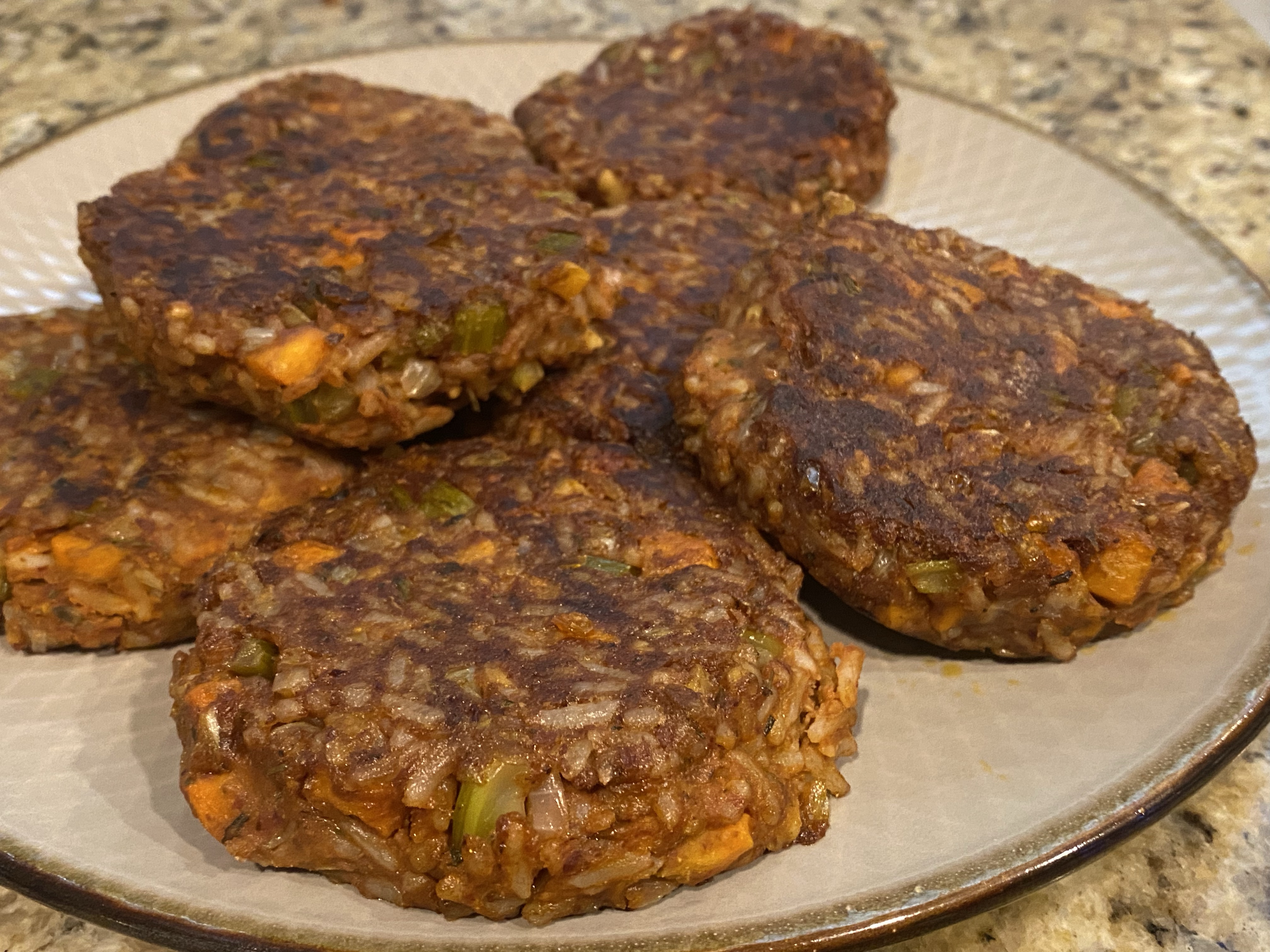 Batch of Best Bean Veggie Burgers
